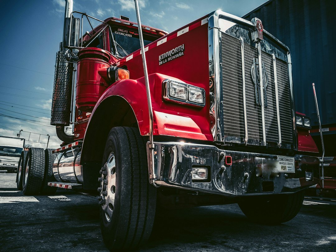 Semi truck used to illustrate freight broker verification before booking a load